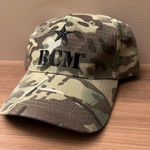 BCM (Bravo Company Manufacturing) Camo Rip Stop Baseball Cap New